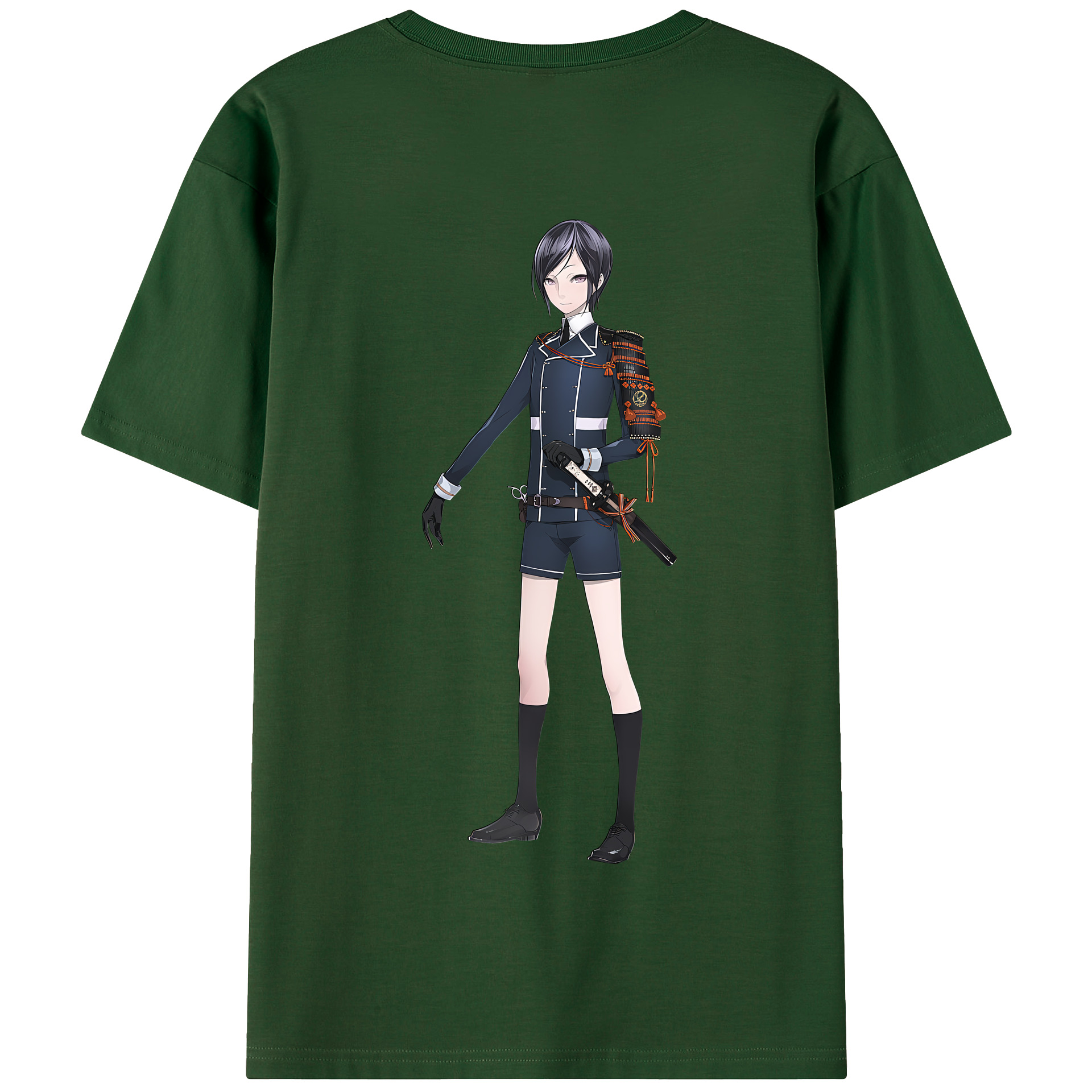 （画像用） 刀剣乱舞 Touken Ranbu 綿100％半袖Tシャツ（背面プリント）